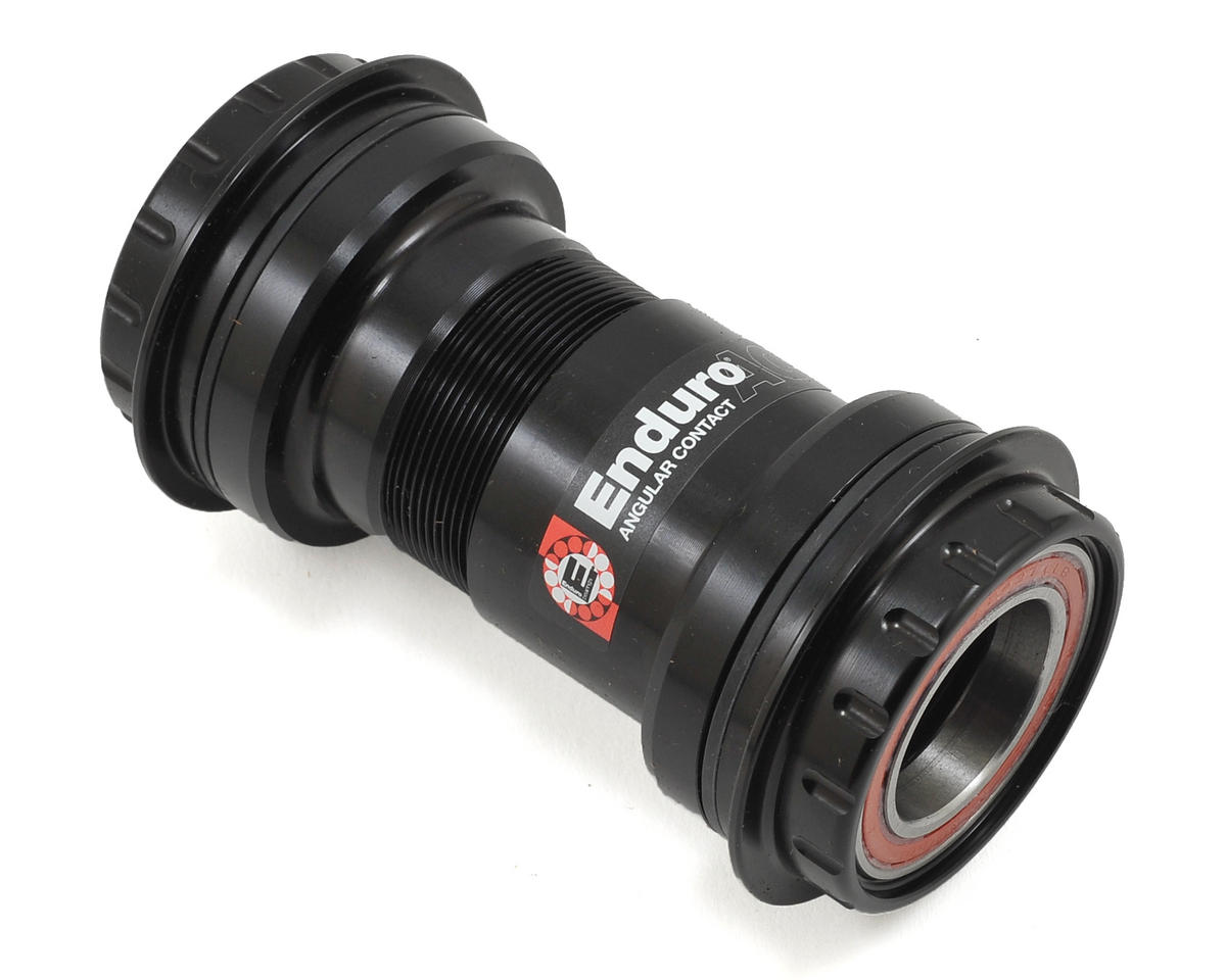 Wheels Manufacturing Outboard Bottom Bracket (Black) (PF30) (68/73mm) (24mm Spindle) (Angular Contact Bearings)