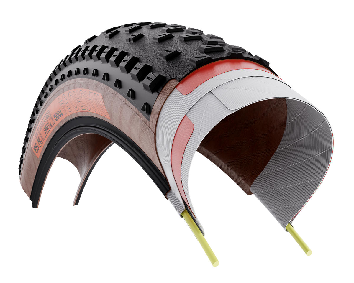 WTB Macro 54 Tubeless Gravel Tire (700c) (54mm) (Light/Fast Rolling) (Black) (Dual DNA/SG2)