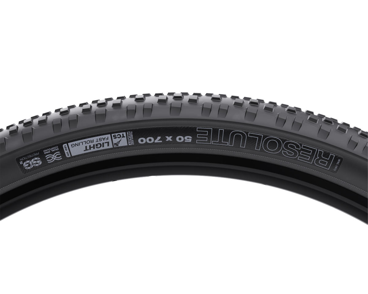 WTB Resolute Tubeless Gravel Tire (Black) (700c) (50mm) (Light/Fast w/SG2) (Dual DNA)