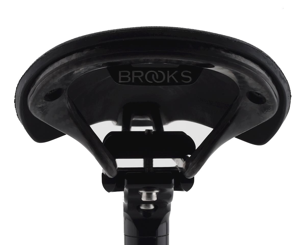 Brooks C13 Cambium Saddle (Black) (Carbon Rails) (145mm)