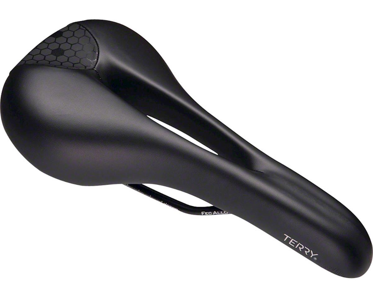 Terry Men’s Fly Chromoly Gel Saddle (Black) (FeC Alloy Rails) (140mm)