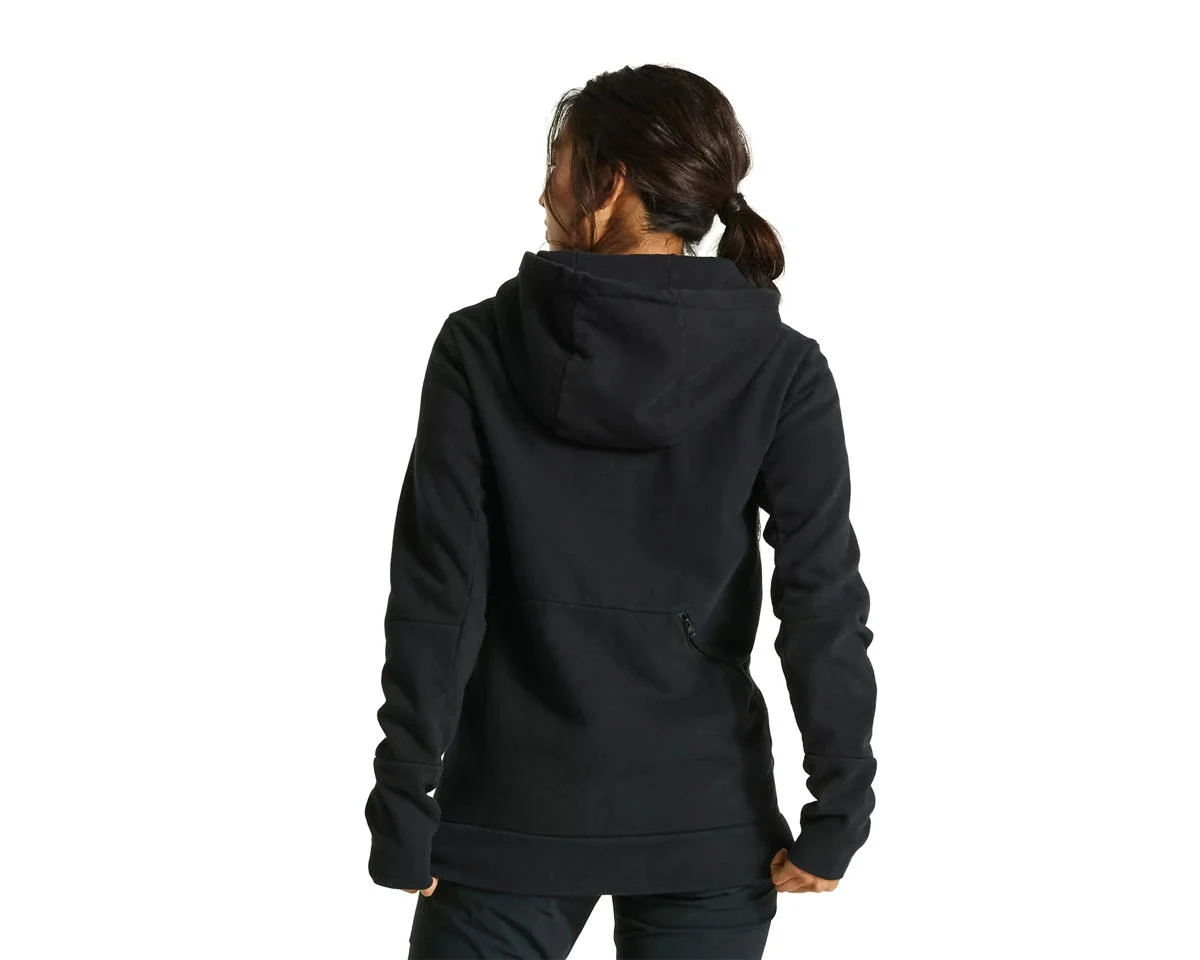 Specialized Women’s Legacy Wordmark Zip-Up Hoodie (Black) (XS)