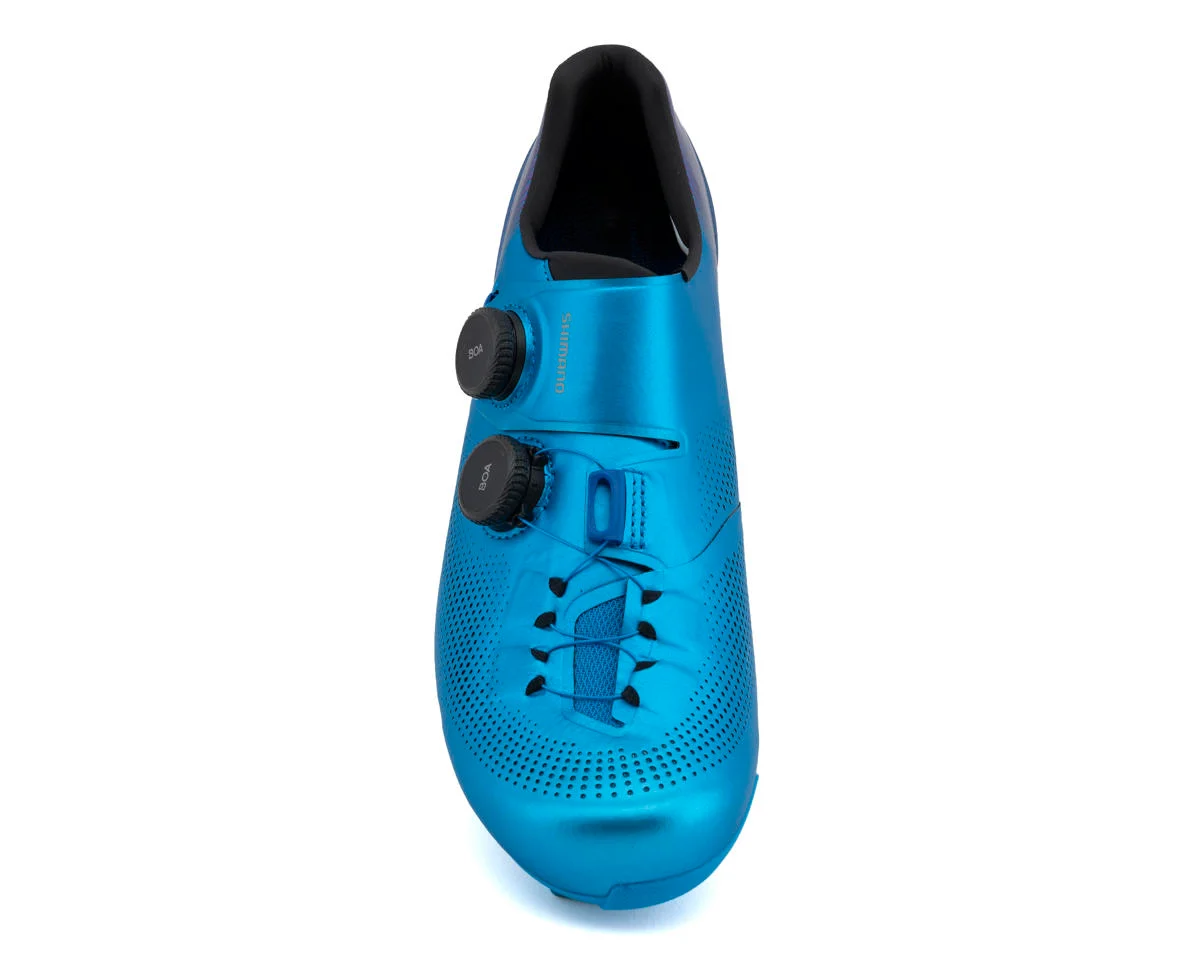 Shimano SH-RC903E S-PHYRE Road Cycling Shoes (Blue) (Wide Version) (41) (Wide)