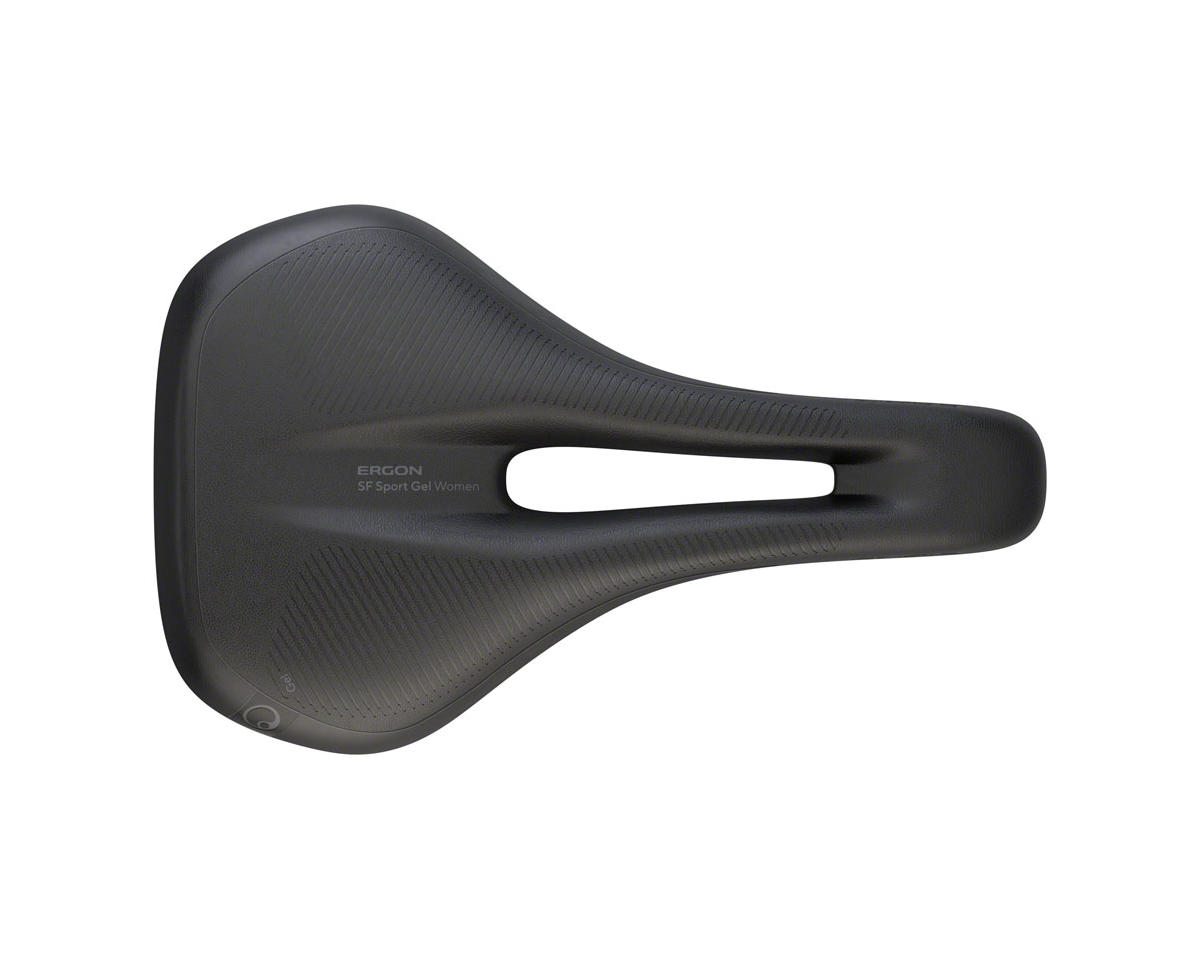 Ergon Women’s SF Sport Gel Saddle (Black) (Chromoly Rails) (M/L)