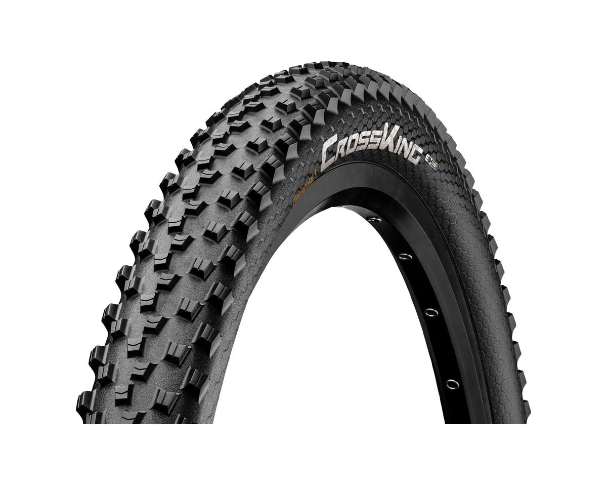Continental Cross King Mountain Bike Tire (Black) (Wire Bead) (26″) (2.0″) (PureGrip/ProTection) (E25)