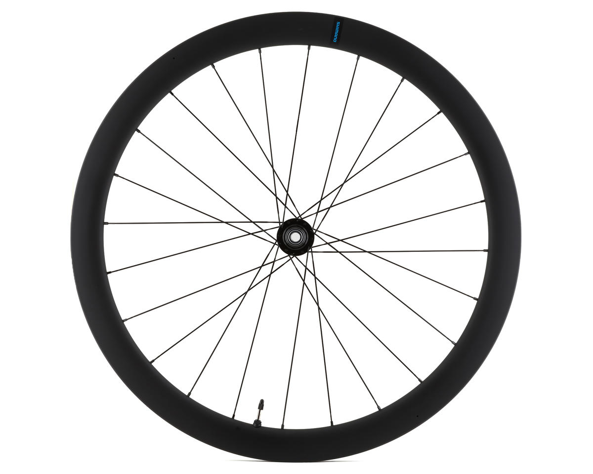 Shimano RS710 C46 Front Wheel (Black) (12 x 100mm) (700c) (Centerlock) (Tubeless)