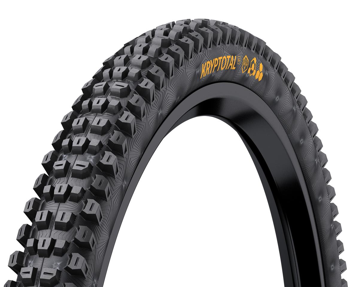 Continental Kryptotal-F Tubeless Mountain Bike Tire (Black) (27.5″) (2.4″) (SuperSoft/Downhill)