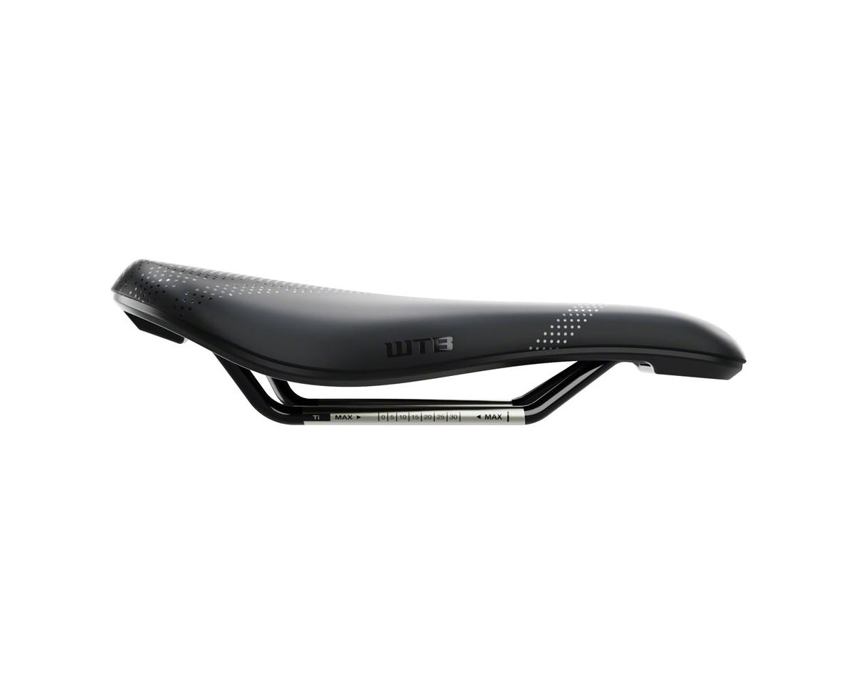 WTB Solano SL Fusion Form Saddle (Black) (Titanium Rails) (Wide) (157mm)