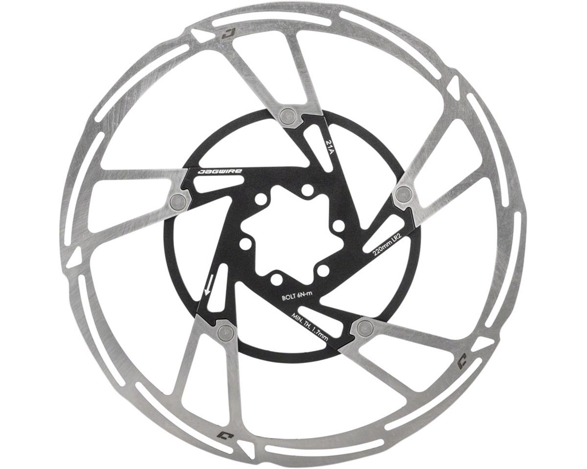 Jagwire Pro LR2 Disc Brake Rotor (Silver/Black) (6-Bolt) (220mm)