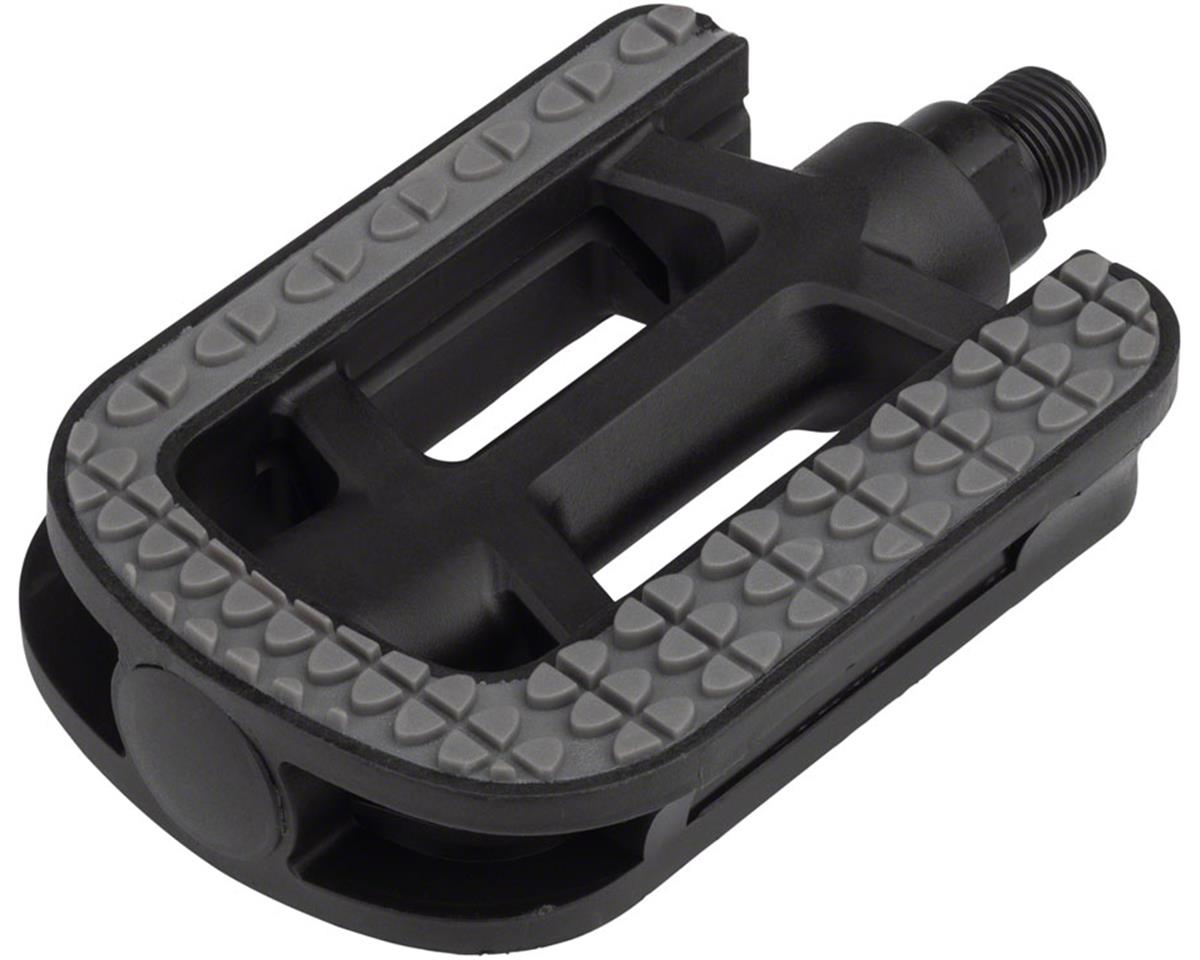 MSW Dimension City Platform Pedals (Grey/Black) (Plastic) (9/16″)