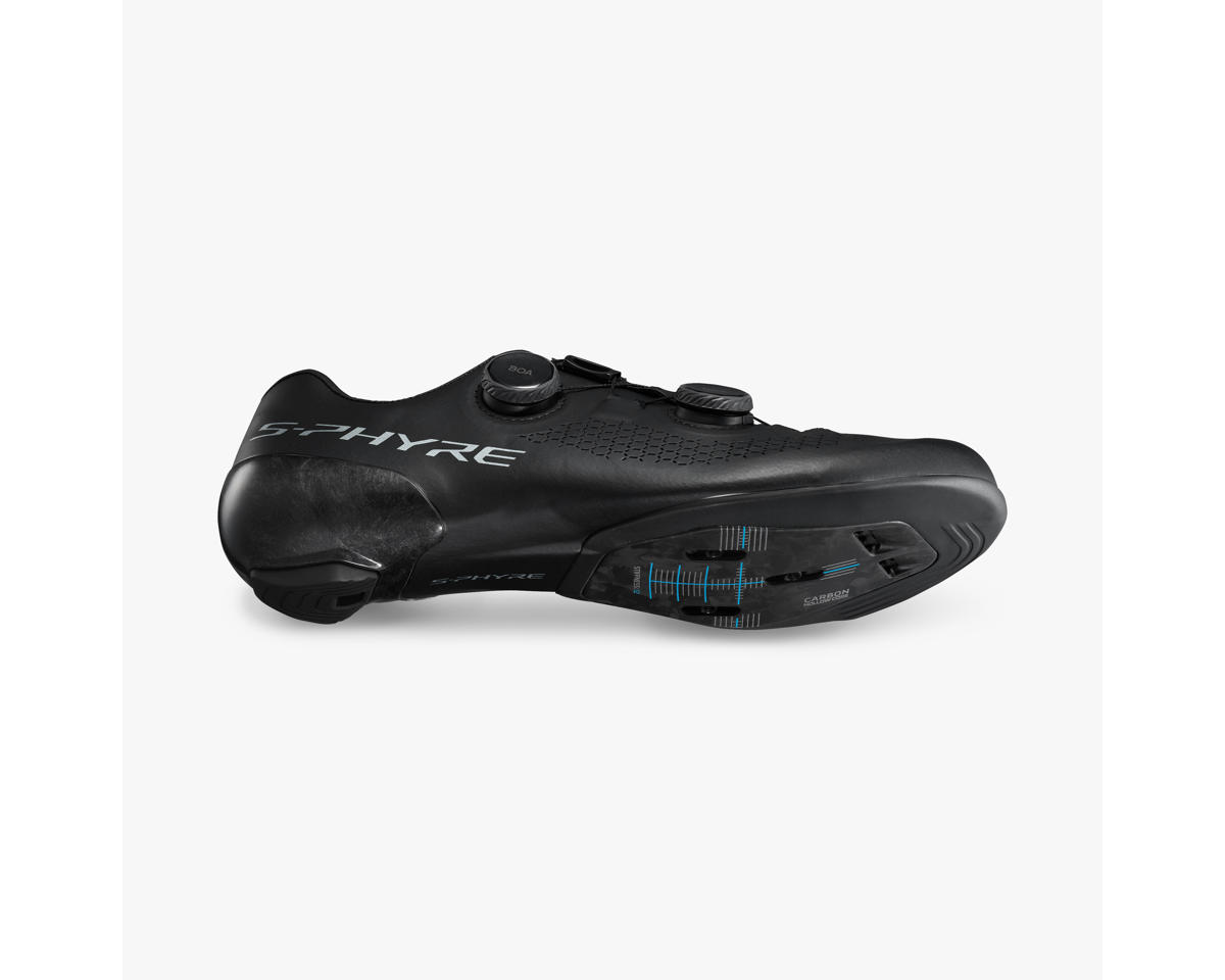 Shimano SH-RC910 S-PHYRE Road Bike Shoes (Black) (42) (Wide)