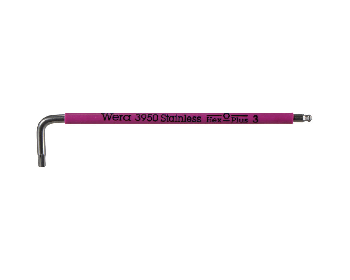 Wera 3950 SPKL Multicolor Stainless L-Key Hex Wrench (3mm)