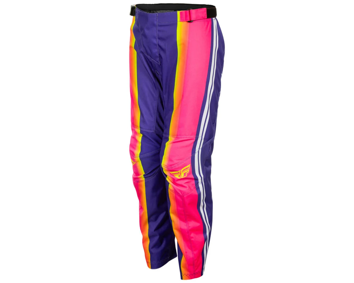 Fly Racing Youth F-16 Raze Pants (Purple/Red/Yellow) (18)