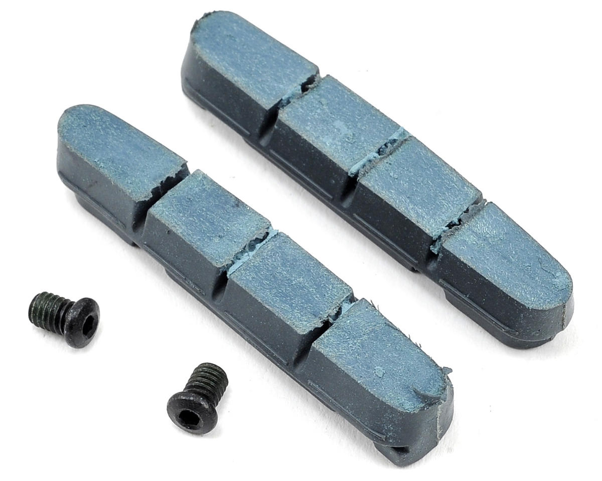 Shimano R55C4-1 Carbon Rim Brake Pad Inserts (Black) (1 Pair) (For Shimano/SRAM) (For Wide Rims) (24 – 28mm)