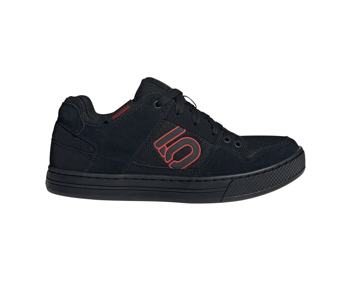 Five Ten Freerider Flat Shoes (Core Black/Red/Grey) (10.5)