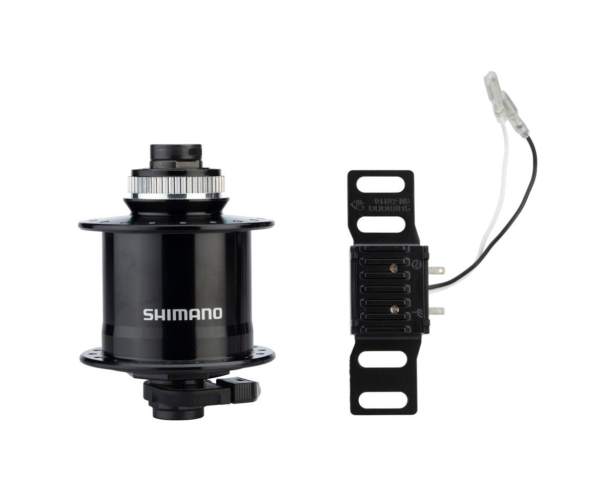 Shimano DH-UR705-3D Dynamo Front Disc Hub (Black) (Centerlock) (12 x 100mm) (36H)