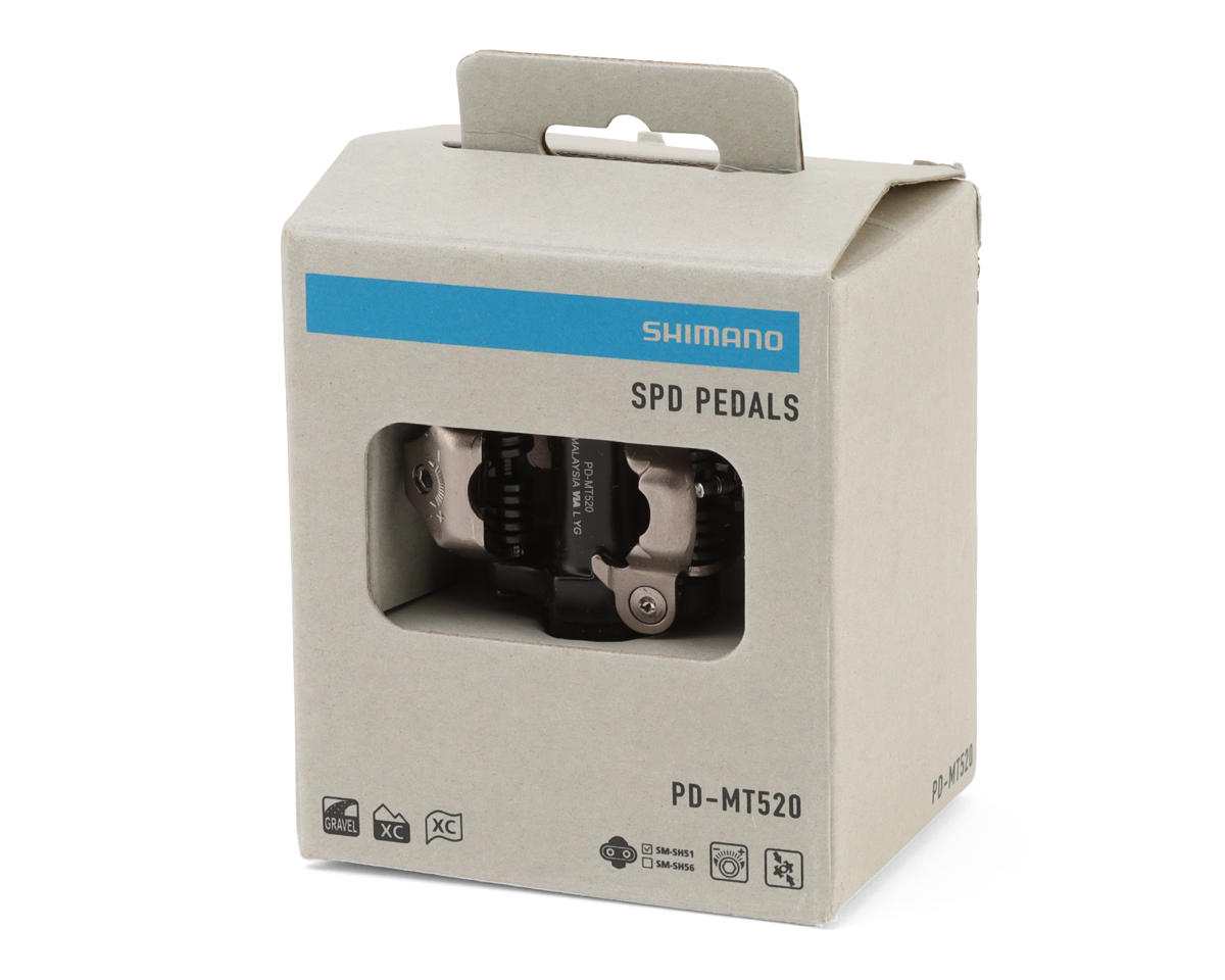 Shimano PD-MT520 Mountain SPD Pedals (Black)
