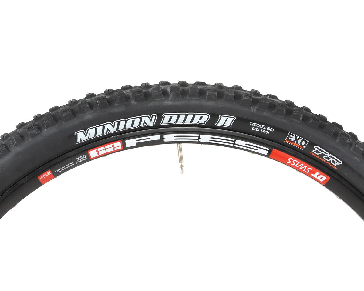 Maxxis Minion DHR II Tubeless Mountain Tire (Black) (29″) (2.3″) (Dual/EXO)