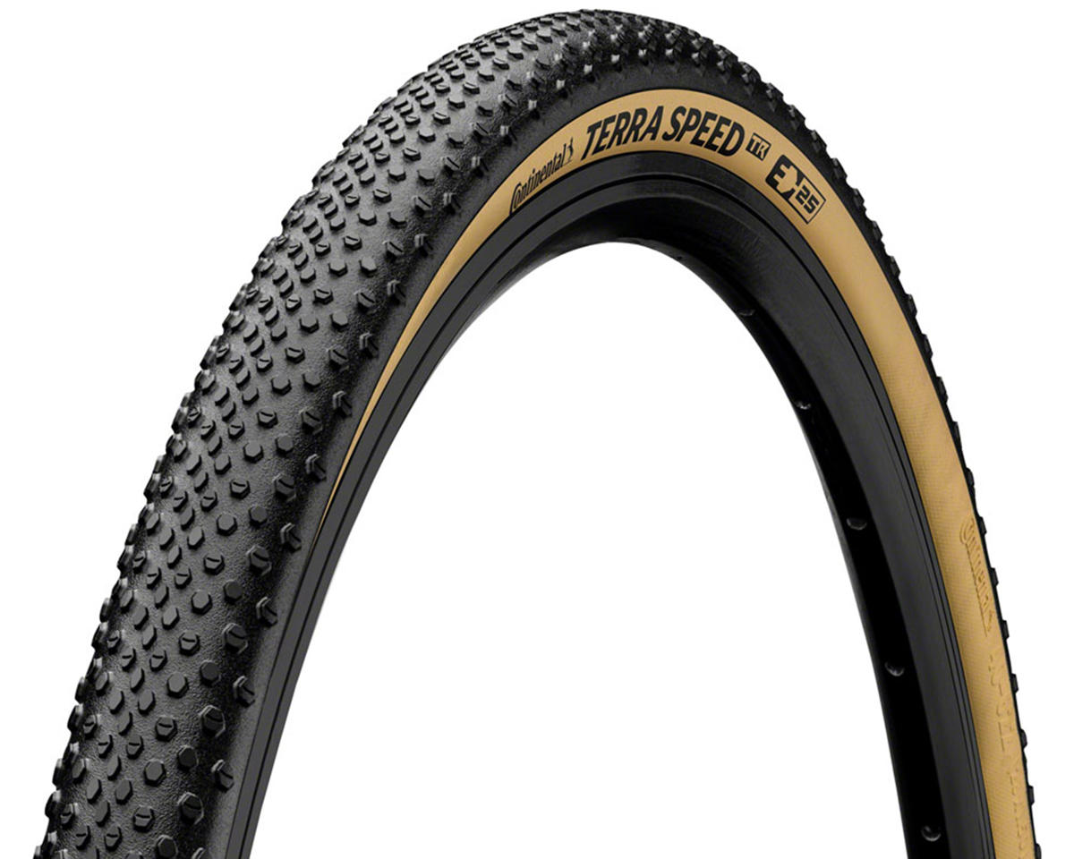 Continental Terra Speed Tubeless Gravel Tire (700c) (35mm) (Black/Cream)