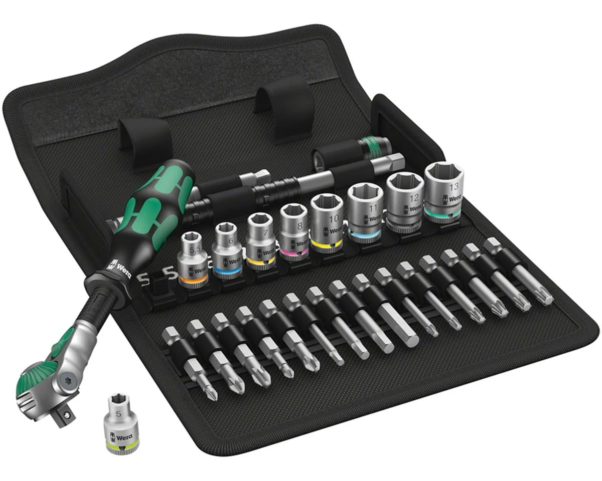Wera 8100 SA 6 Zyklop Speed Ratchet Set (1/4″ Drive) (Metric)