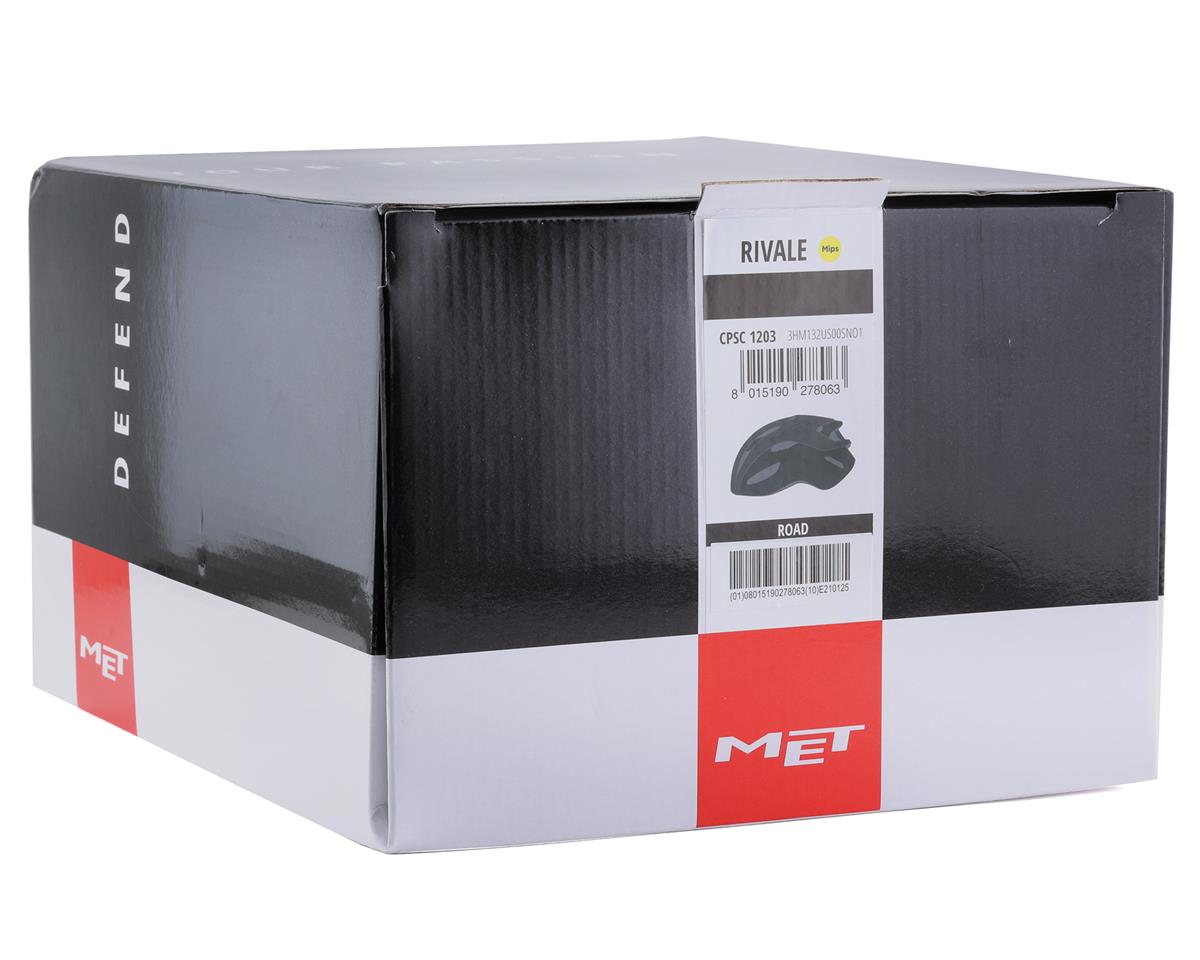 Met Rivale MIPS Helmet (Matte/Gloss Black) (L)