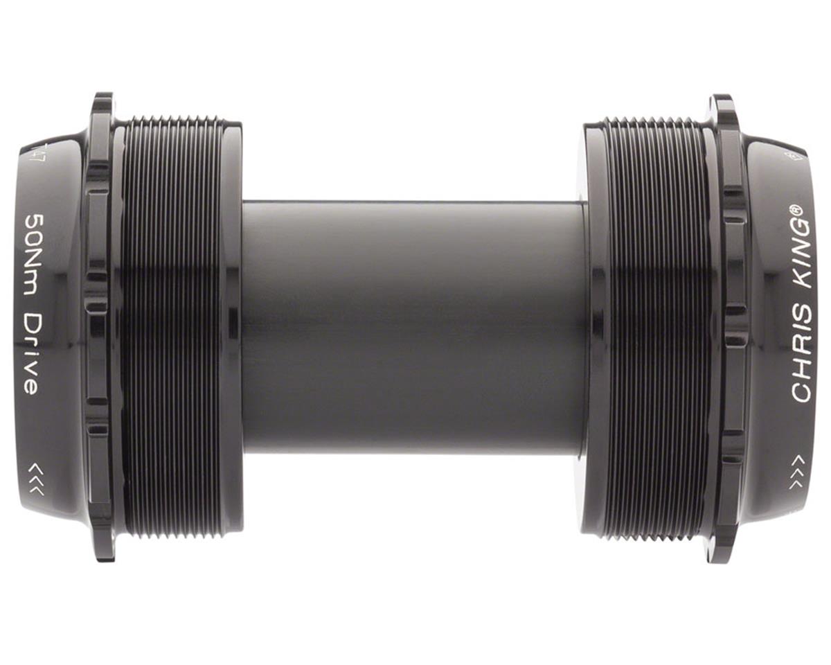 Chris King ThreadFit T47 24x Bottom Bracket w/Fit Kit 6 (Black) (T47 External) (For SRAM/Truvativ GXP)
