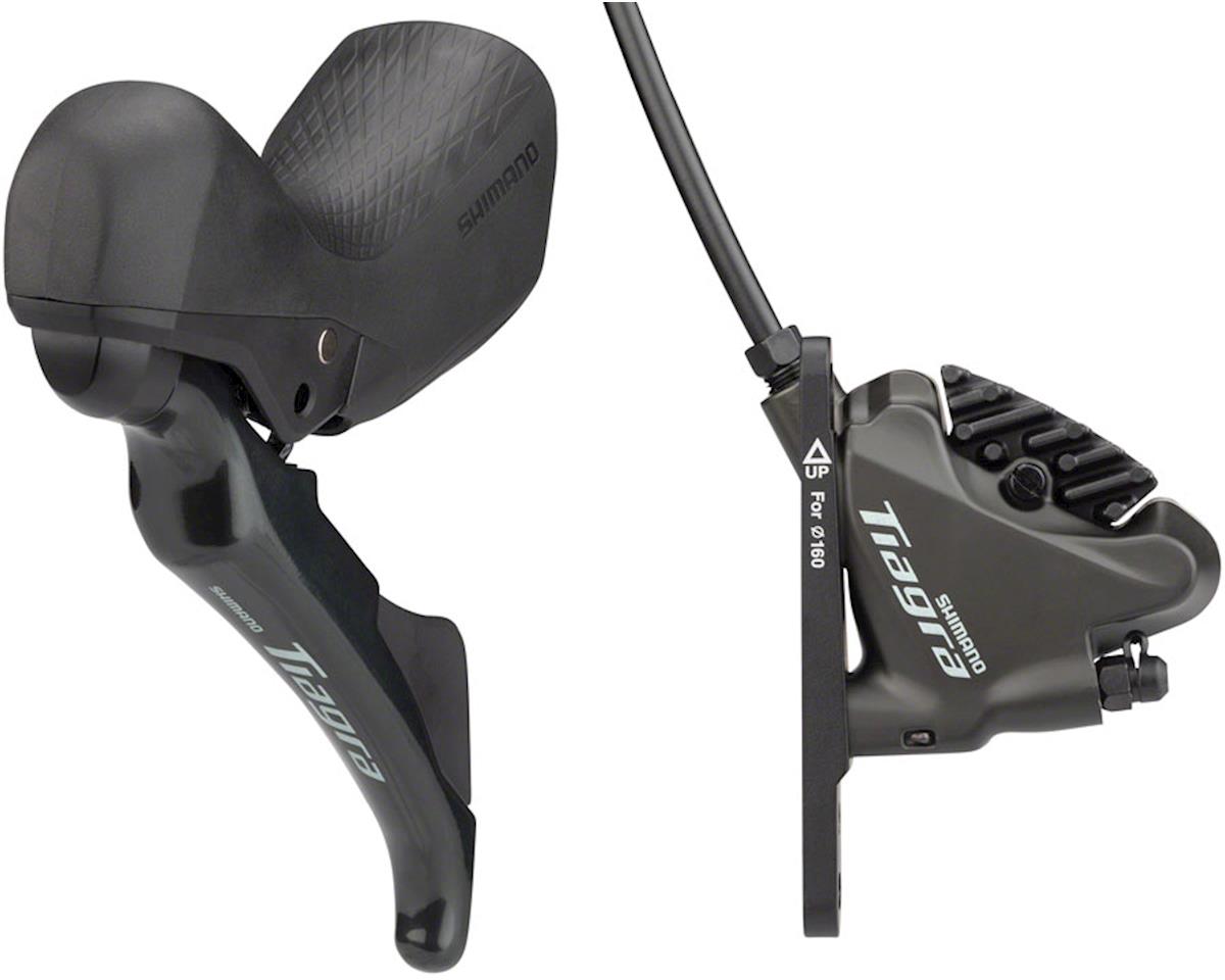 Shimano Tiagra ST-4720 Hydraulic Shift/Brake Lever Kit (Grey) (Flat Mount) (Left) (2x) (Caliper Included)