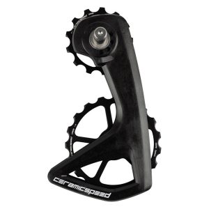 CeramicSpeed OSPW RS Pulley Wheel System for Shimano 105 7150 (Aluminum Pulley) (5 Spoke) (Carbon Cage)