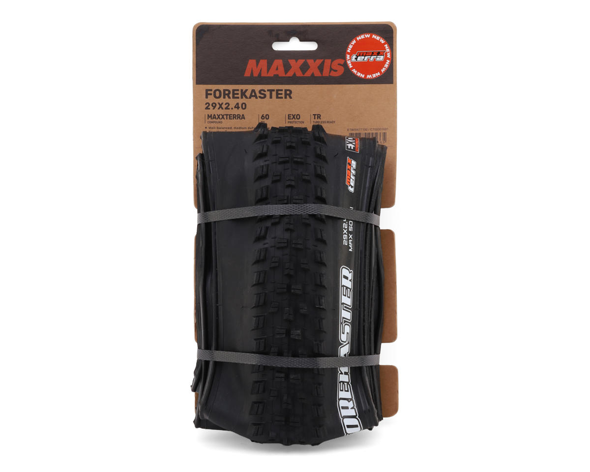 Maxxis Forekaster Tubeless Mountain Tire (Black) (2026) (29″) (2.4″) (MaxxTerra/EXO)