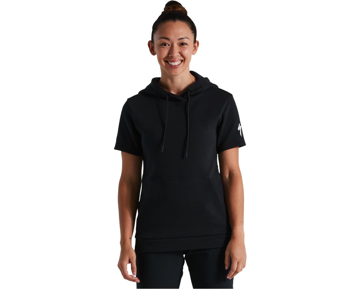 Specialized Women’s Legacy Short Sleeve Hoodie (Black) (2XL)