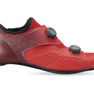 Specialized S-Works Ares Road Shoes (Flo Red/Maroon) (40)