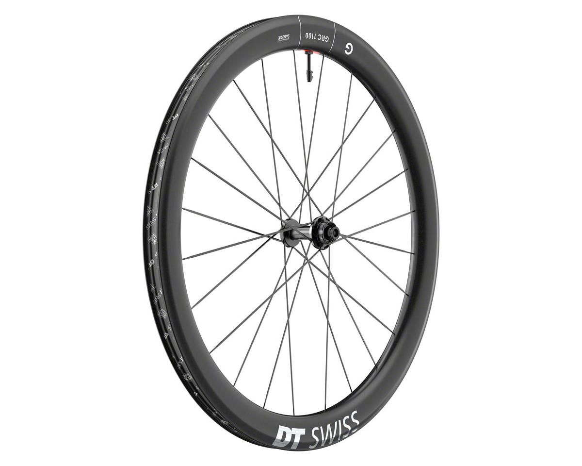 DT Swiss GRC 1100 Dicut 50 Carbon Gravel Wheels (Black) (Front) (12 x 100mm) (700c) (Centerlock) (Ratchet EXP 36)