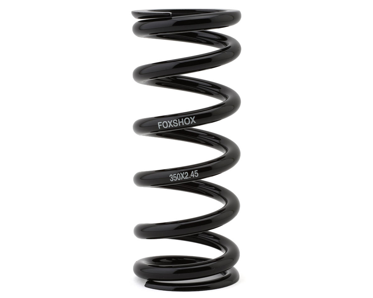 Fox Suspension Standard Steel Coil Rear Shock Spring (Black) (2.4″) (350lbs)