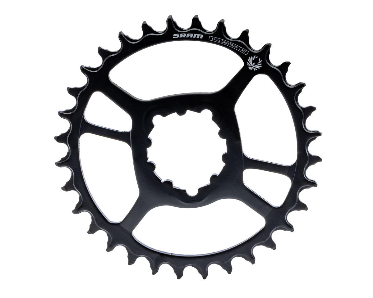 SRAM X-Sync 2 Eagle Steel Direct Mount Chainring (Black) (1 x 11/12 Speed) (Single) (3mm Offset/Boost) (32T)
