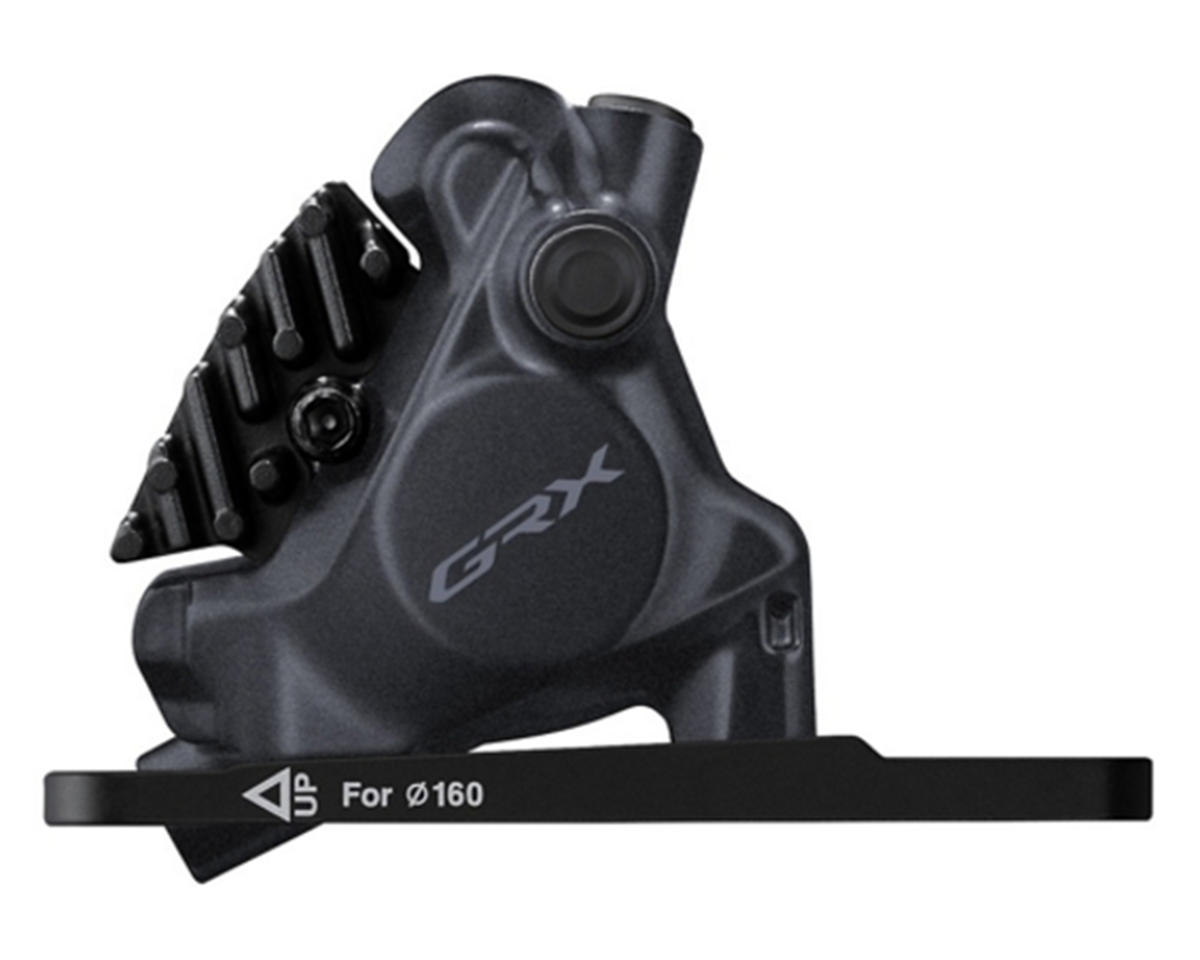 Shimano GRX BR-RX410 Disc Brake Caliper (Black) (Hydraulic) (Front) (Flat Mount)
