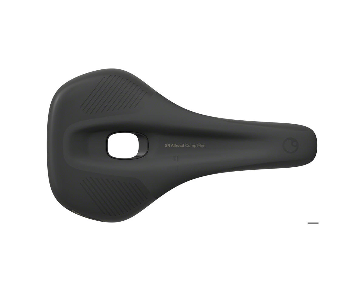 Ergon Men’s SR Allroad Comp Saddle (Black) (TiNox SL Rails) (M/L) (151mm)
