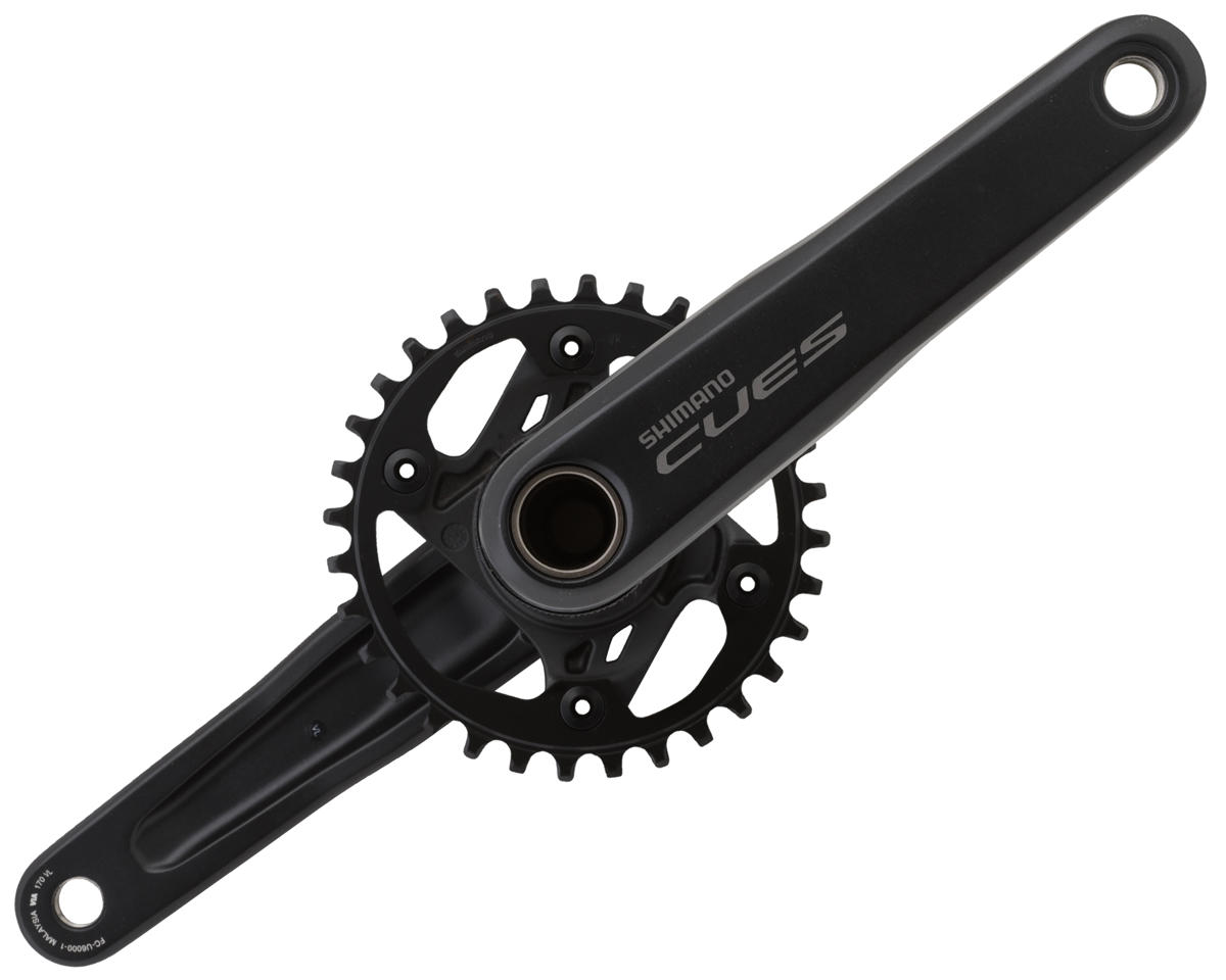 Shimano CUES FC-U6000-1 Crankset w/ Chainring (Black) (1 x 9/10/11 Speed) (170mm) (52mm Chainline) (32T) (Hollowtech II)