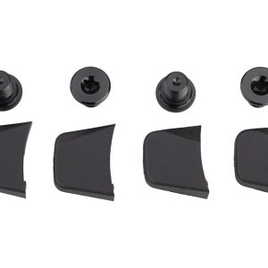 SRAM Chainring Bolt And Cover Kit (Black) (Aluminum) (Red/Force)