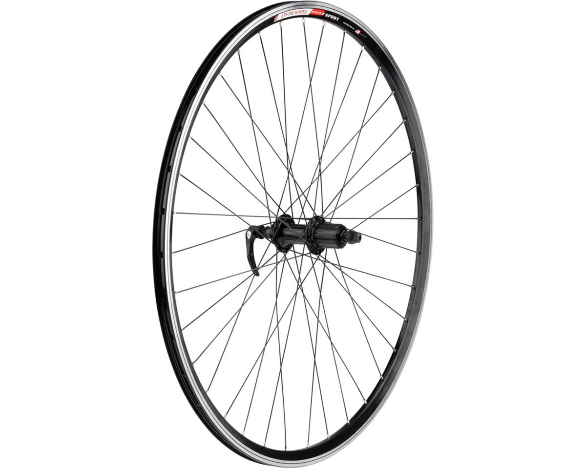 Sta-Tru Sport Rear Road Wheel (Black) (Shimano HG) (QR x 130mm) (700c)