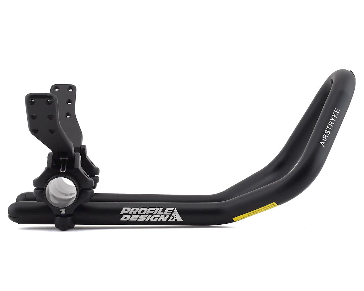 Profile Design Airstryke II Aluminum Aerobar (Black) (Ergo Armrests, L2 Flip-Up Bracket)