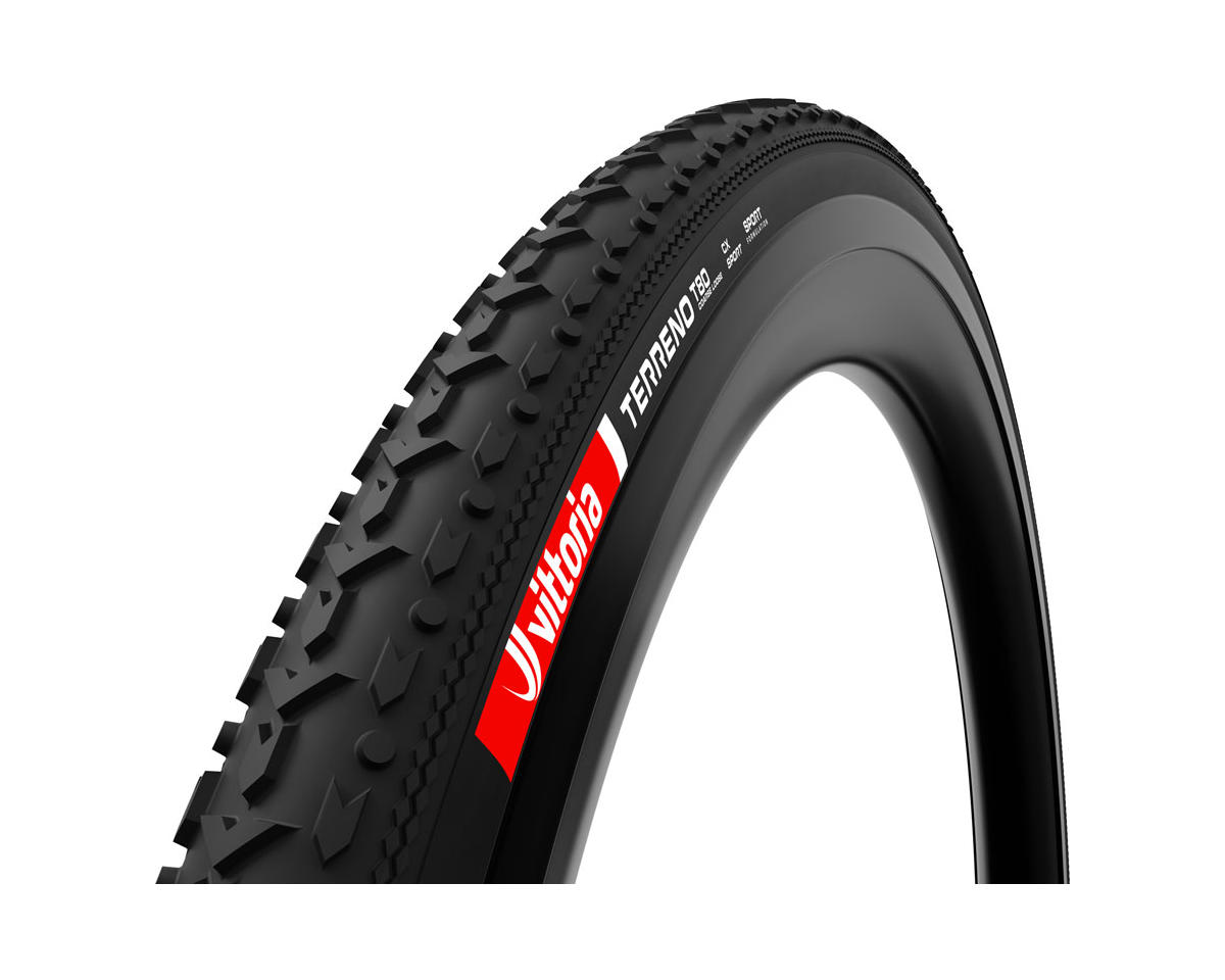 Vittoria Terreno T80 Course Loose Cyclocross Sport Tire (Black) (Tube-Type) (700c) (33mm) (Folding)