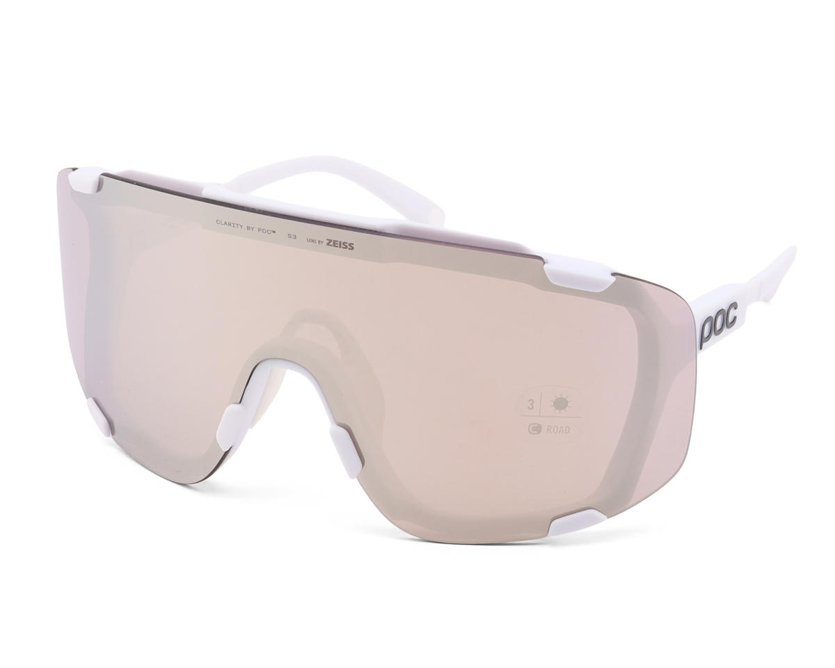 POC Devour Sunglasses (Hydrogen White) (Sunny Silver/Clear) (Clarity Road)
