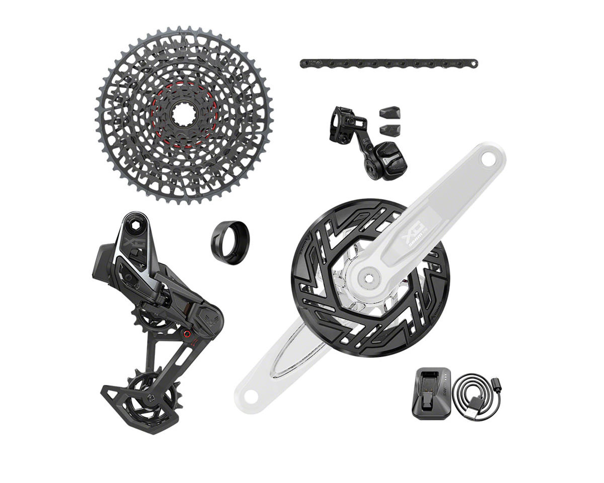 SRAM X0 T-Type Eagle E-Bike Transmission AXS Groupset (Dark Polar) (Arms Not Included) (104 BCD) (34T) (1 x 12 Speed) (UDH)