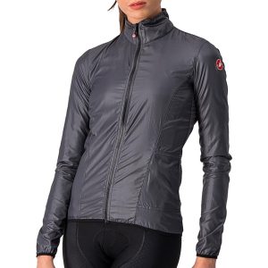 Castelli Aria Women’s Shell Jacket (Dark Grey) (L)