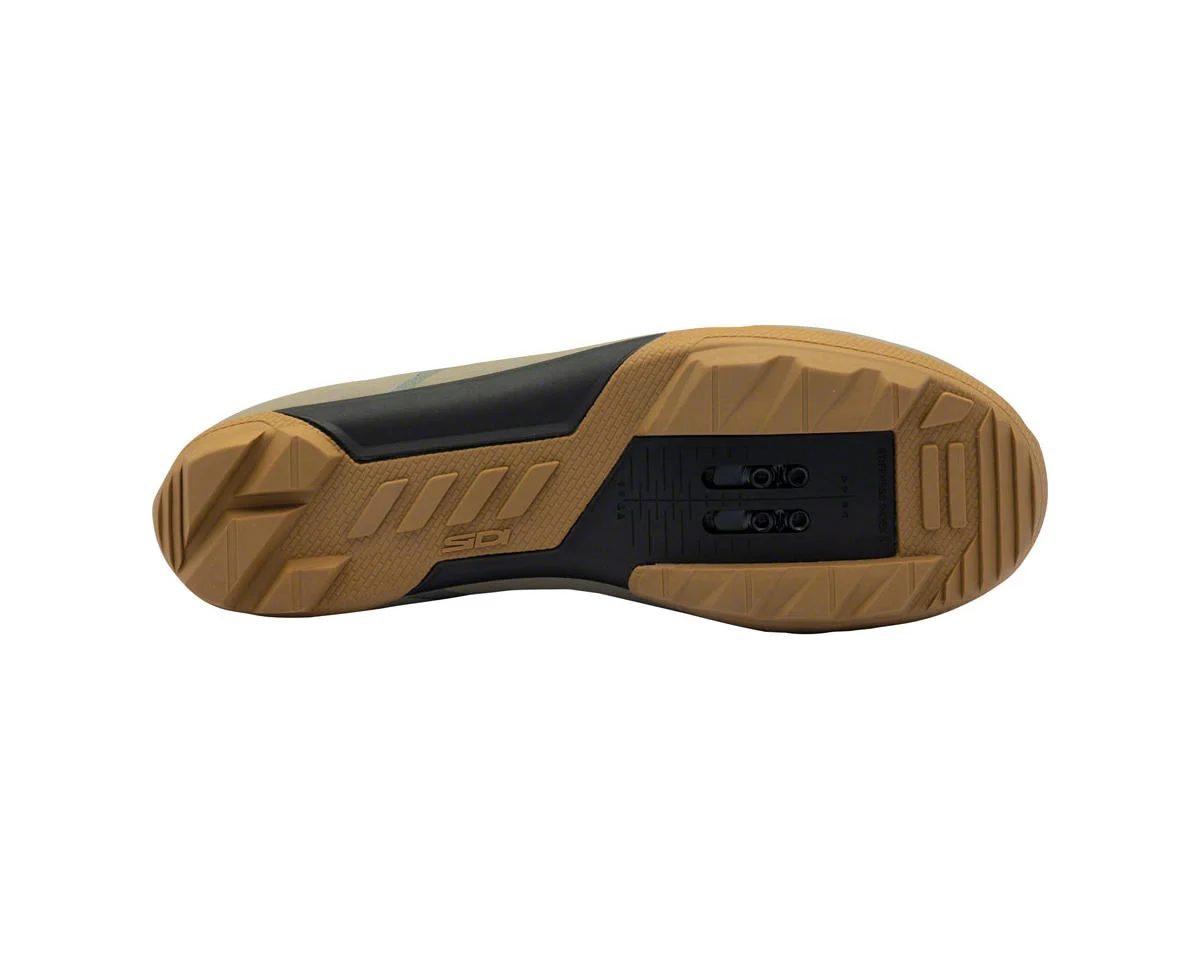 Sidi Asper Laces Gravel Shoes (Military Yellow) (39.5) (Millenium Fit)