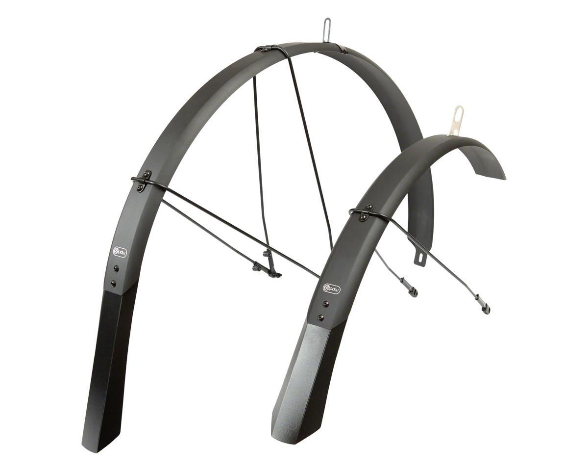 Portland Design Works Full Metal Fender Set (Black) (650b/27.5″) (65mm)