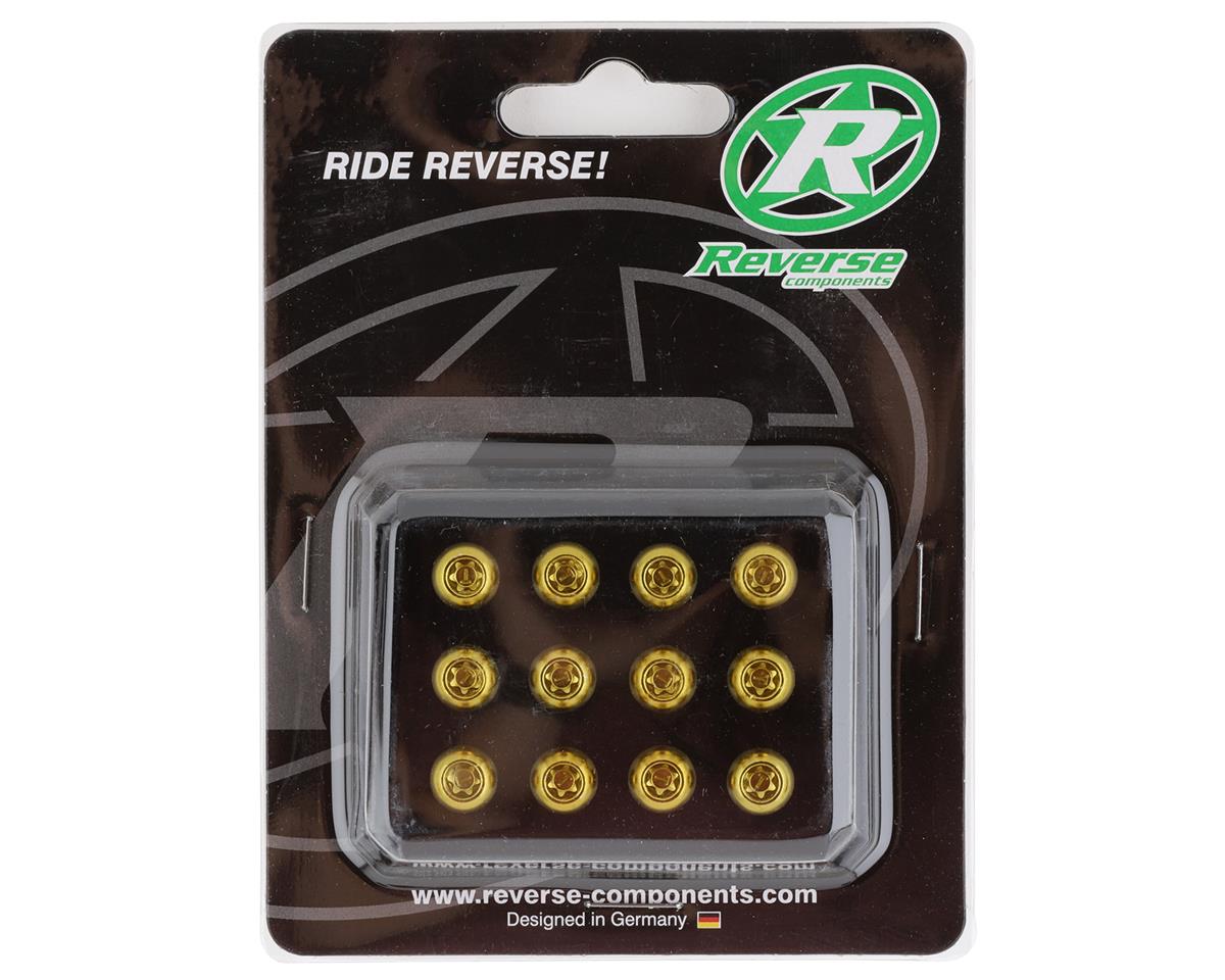 Reverse Components Disc Rotor Bolts (Gold) (M5 x 10) (12)