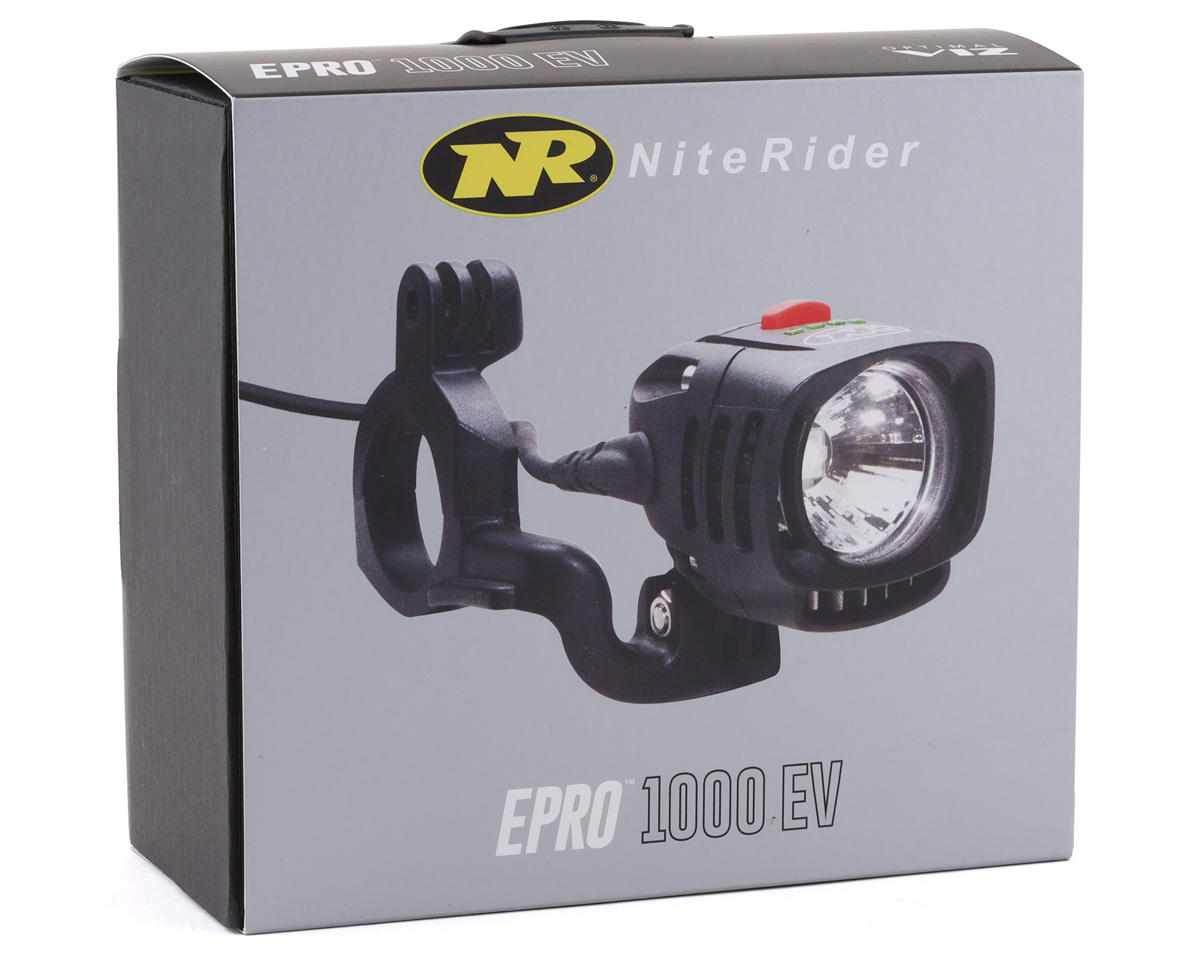 NiteRider Epro 1000 E-Bike HeadLight (Black) (1000 Lumens)