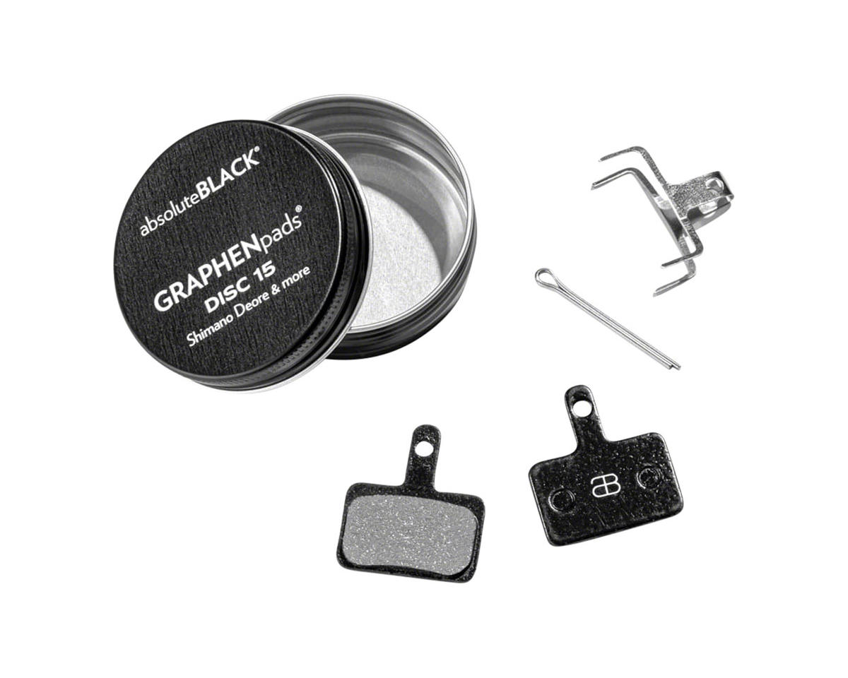 Absolute Black GRAPHEN Disc Brake Pads (Organic/Ceramic) (1 Pair) (Shimano Deore)
