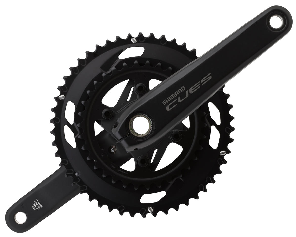 Shimano CUES FC-U6040-2 Crankset (Black) (2 x 9/10 Speed) (172.5mm) (50/34T) (Hollowtech II)